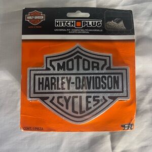 Harley-Davidson Orange and Silver Hitch Plug